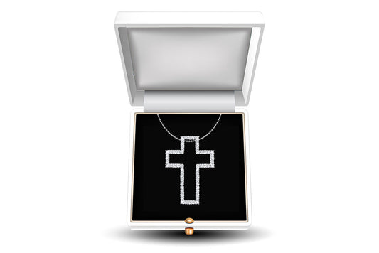 The Hope Diamond Cross Pendant Necklace (extra large)