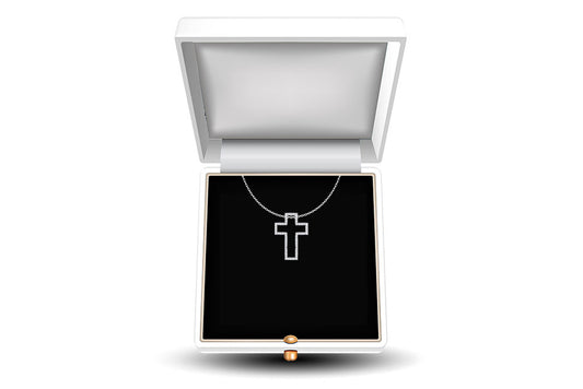 The Hope Diamond Cross Pendant Necklace (extra small)